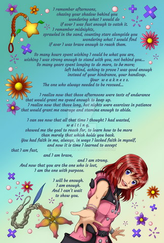 Visual Poem for Kairi Zine