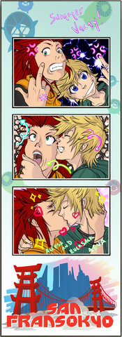 Purikura for Axel/Roxas Zine
