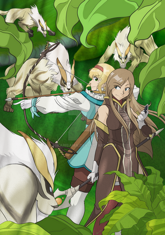 Tear and Natalia for Tales WLW Zine