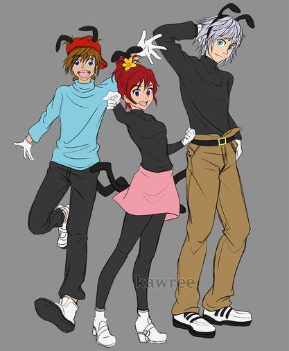Destiny Trio as The Warners [yeah idk lol]