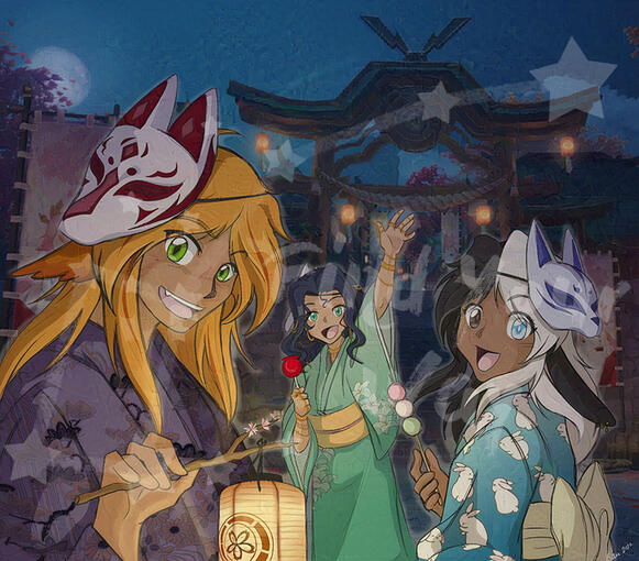 Genshin OCs at Irodori Festival