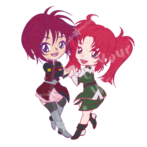 Lunamaria and Meyrin Hawke