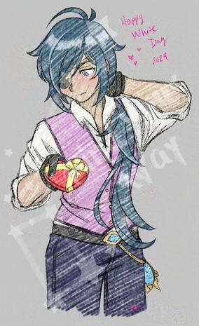 Kaeya White Day 2024