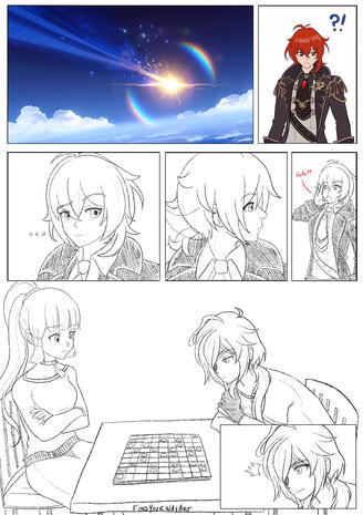 Diluc Homecoming Comic 01